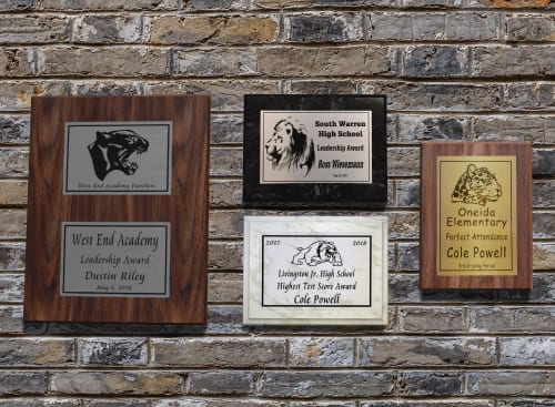 Awards - Plaques