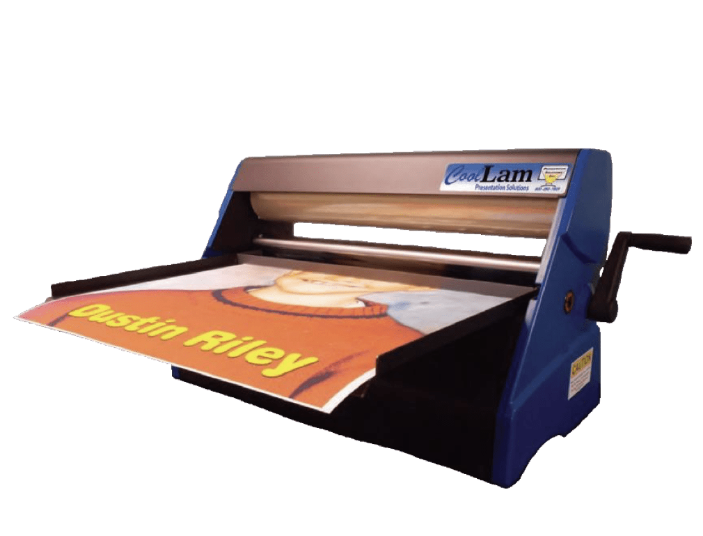 Check out our non-heat, non-electric Laminator!