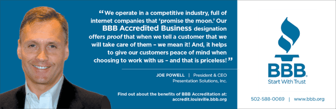 J powell and BBB testimonial